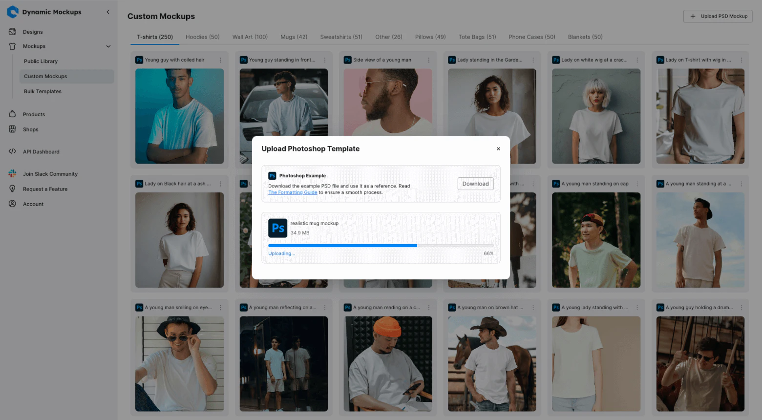 screenshot of Dynamic Mockups